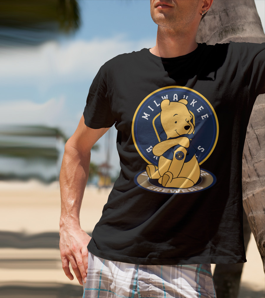 Milwaukee Brewers Pooh Crossover T-Shirt