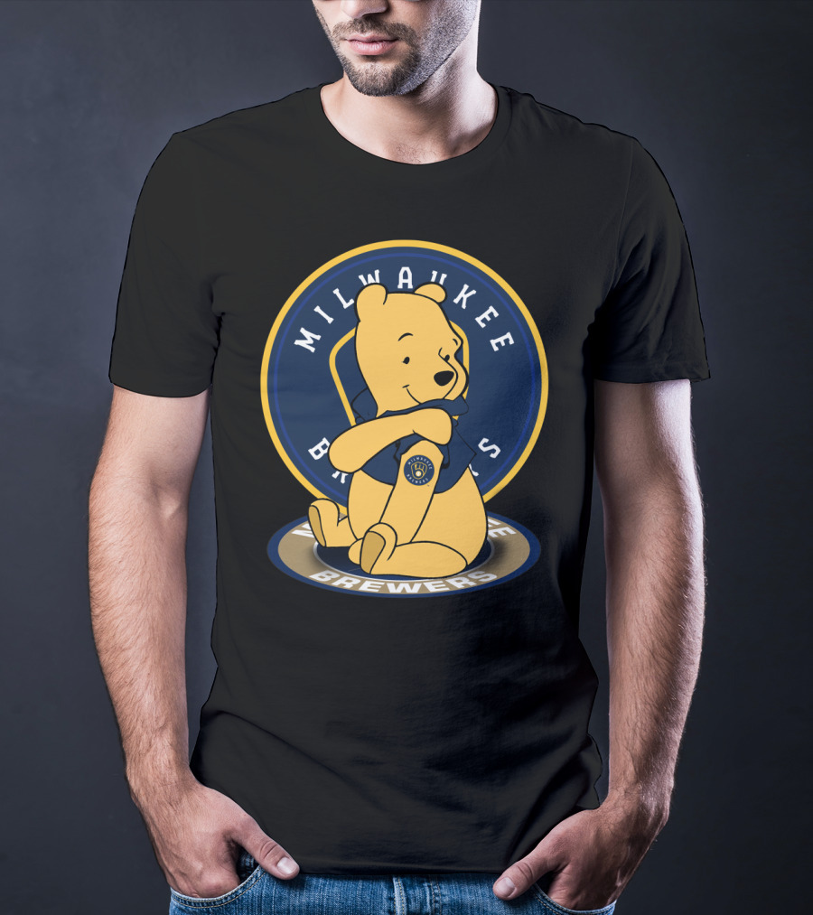 Milwaukee Brewers Pooh Crossover T-Shirt