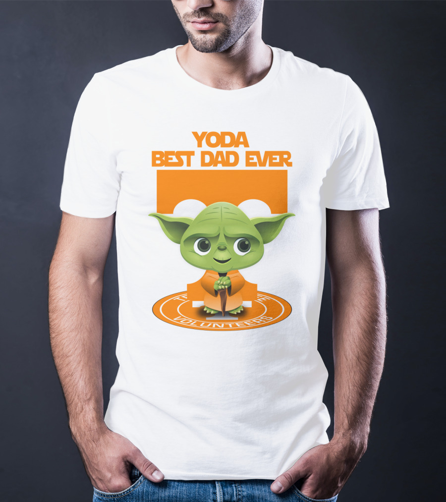 Yoda Best Dad Ever Tennessee Volunteers T-Shirt