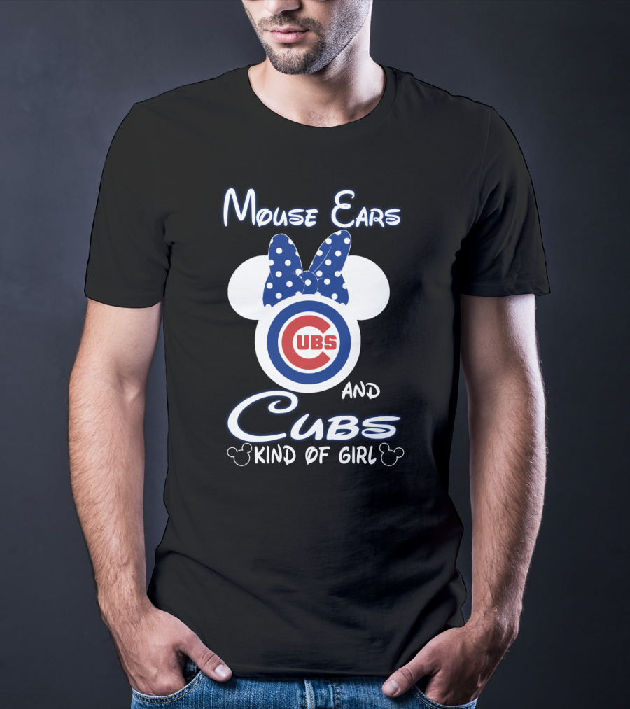 Mouse Ears And Cubs Kind Of Girl T-Shirt