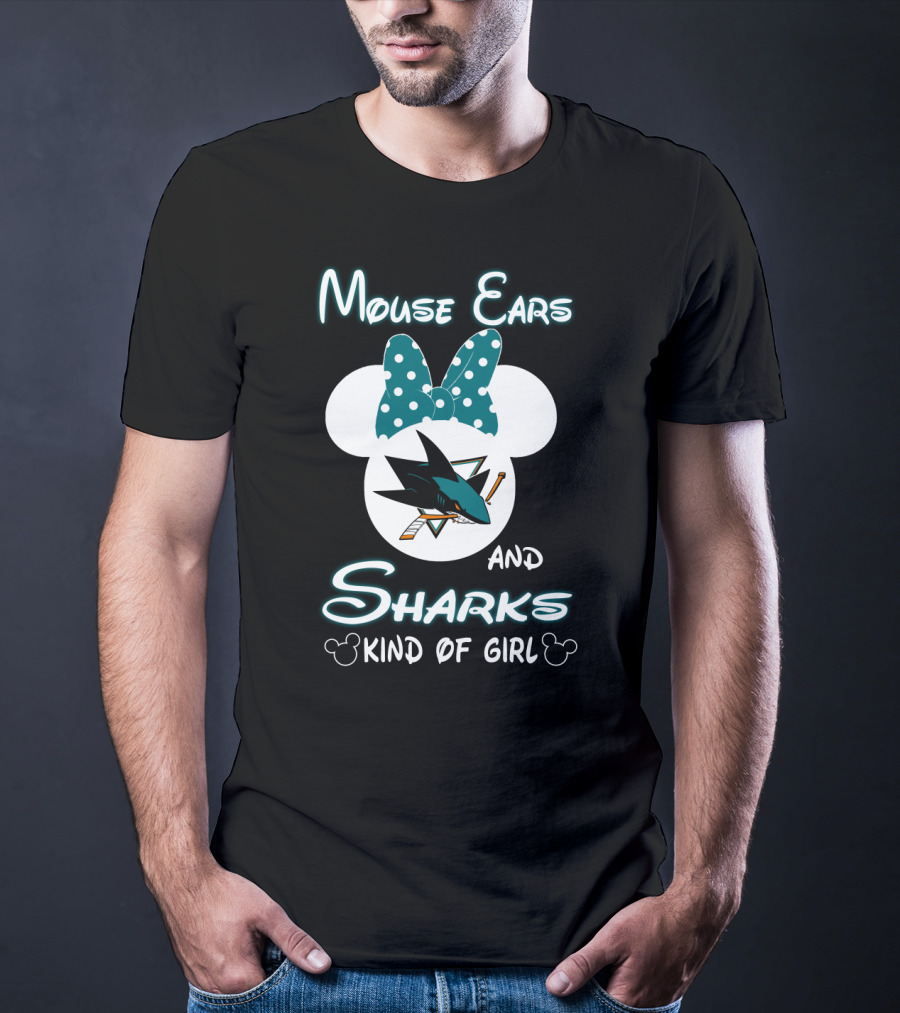 Mouse Ears And Sharks Kind Of Girl T-Shirt