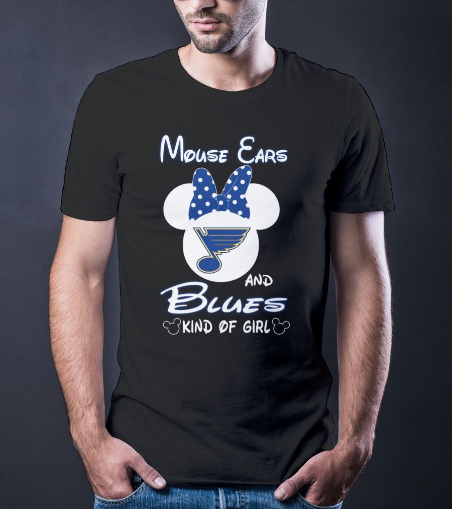 Mouse Ears And Blues Kind Of Girl T-Shirt