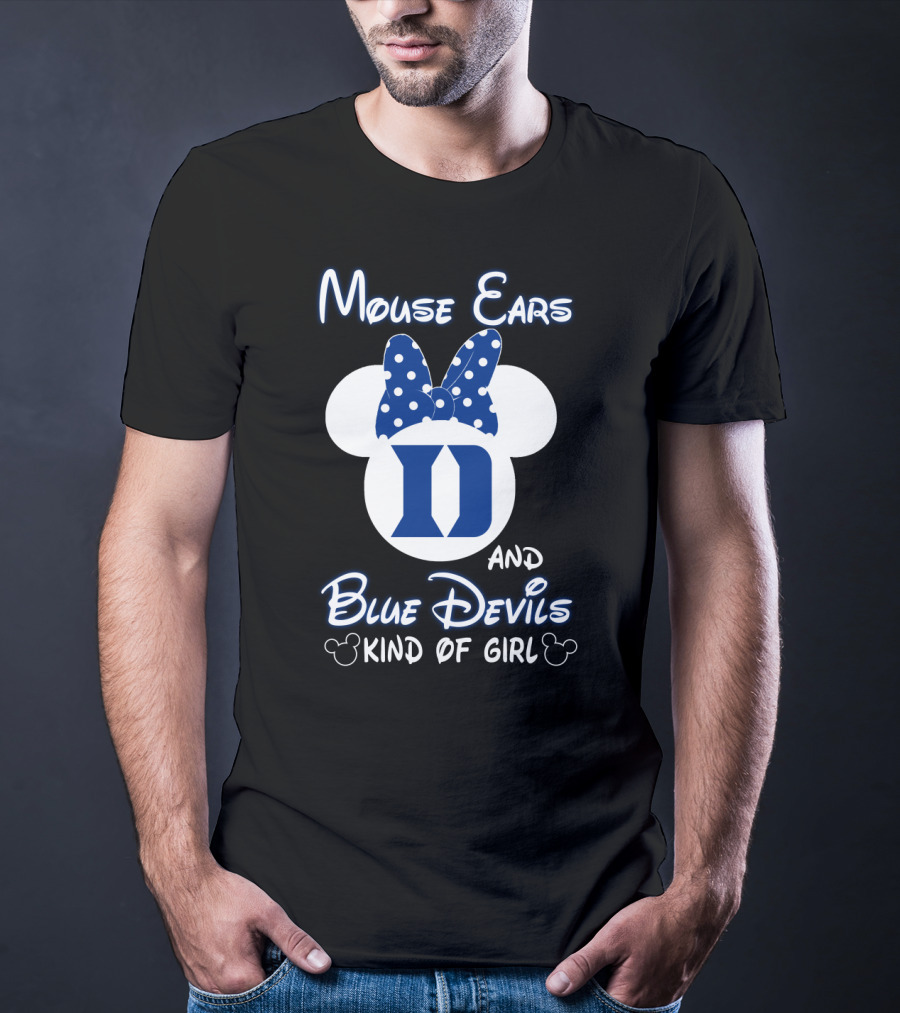 Mouse Ears And Blue Devils Kind Of Girl T-Shirt