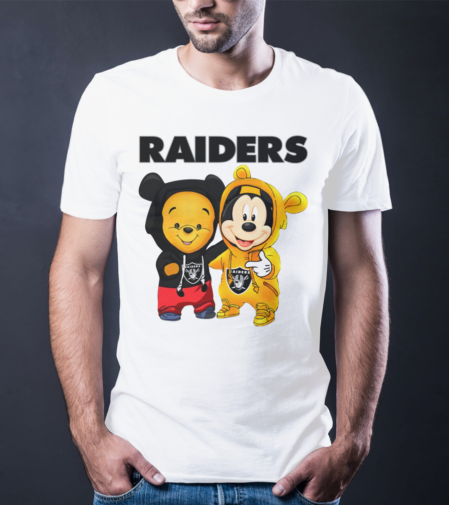 Raiders Pooh Mickey T-Shirt