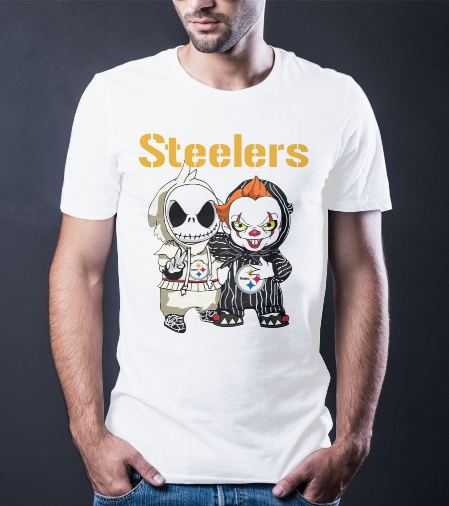 Steelers Jack Pennywise Cartoon Characters T-Shirt