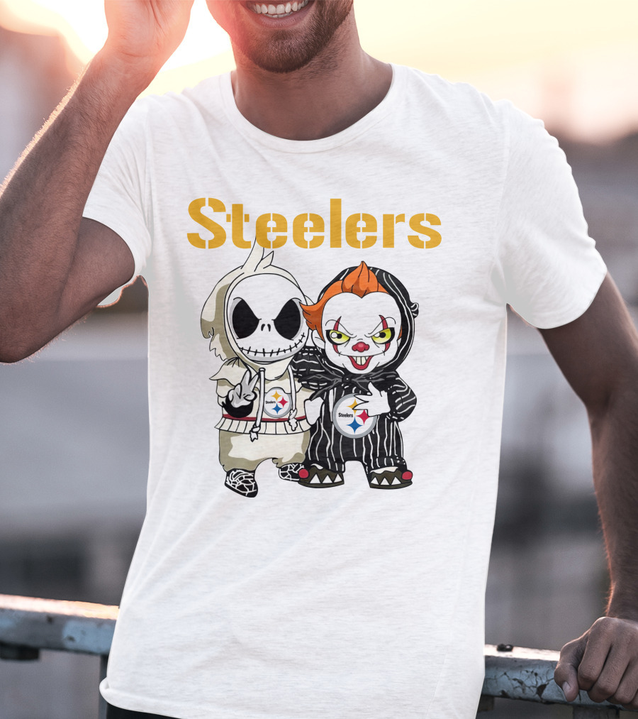 Steelers Jack Pennywise Cartoon Characters T-Shirt