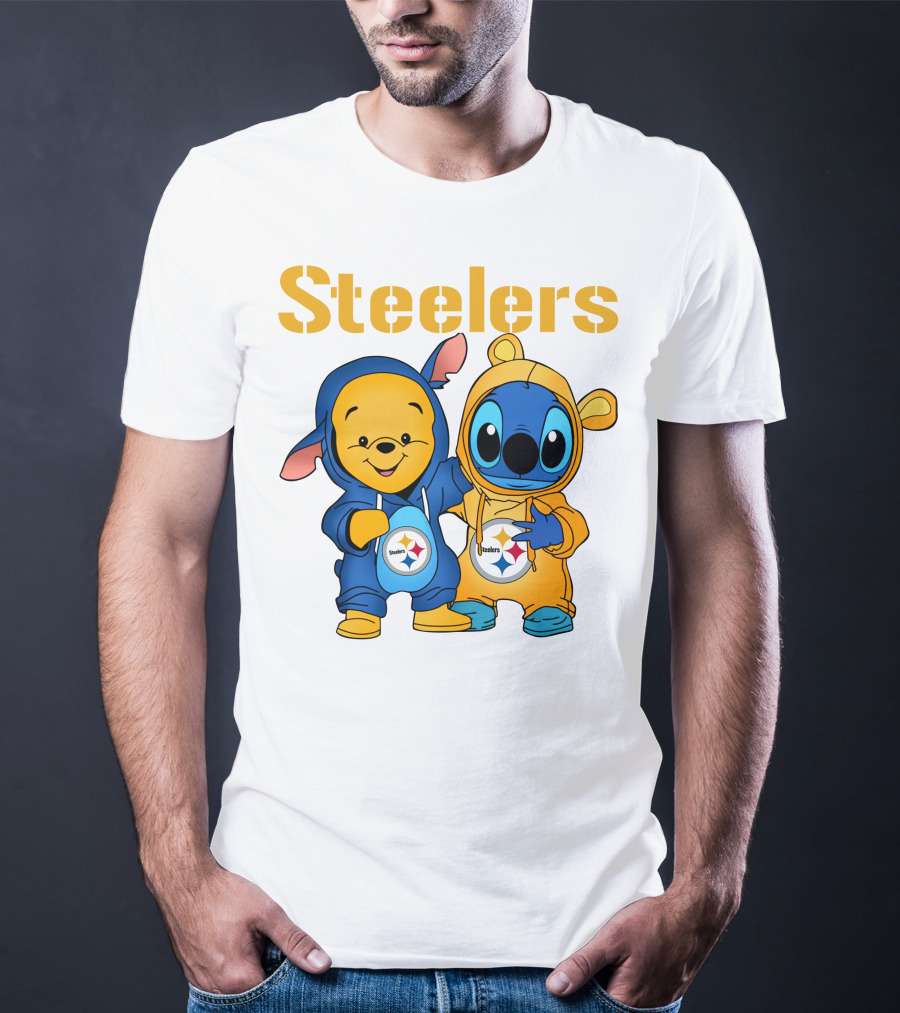 Steelers Pooh Stitch T-Shirt