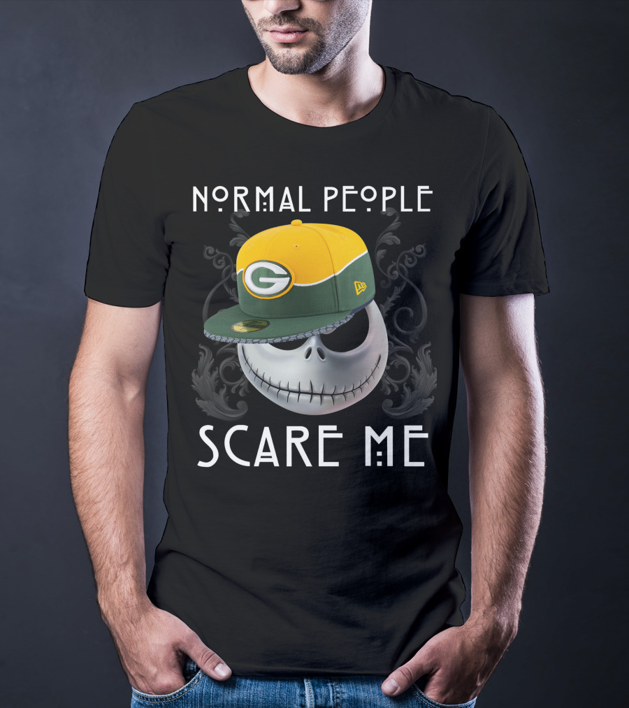 NORMAL PEOPLE SCARE ME Packers T-Shirt