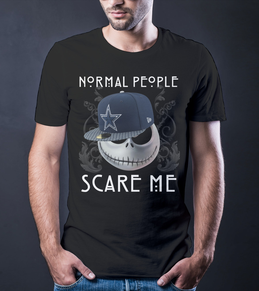 Normal People Scare Me Jack Cowboys T-Shirt