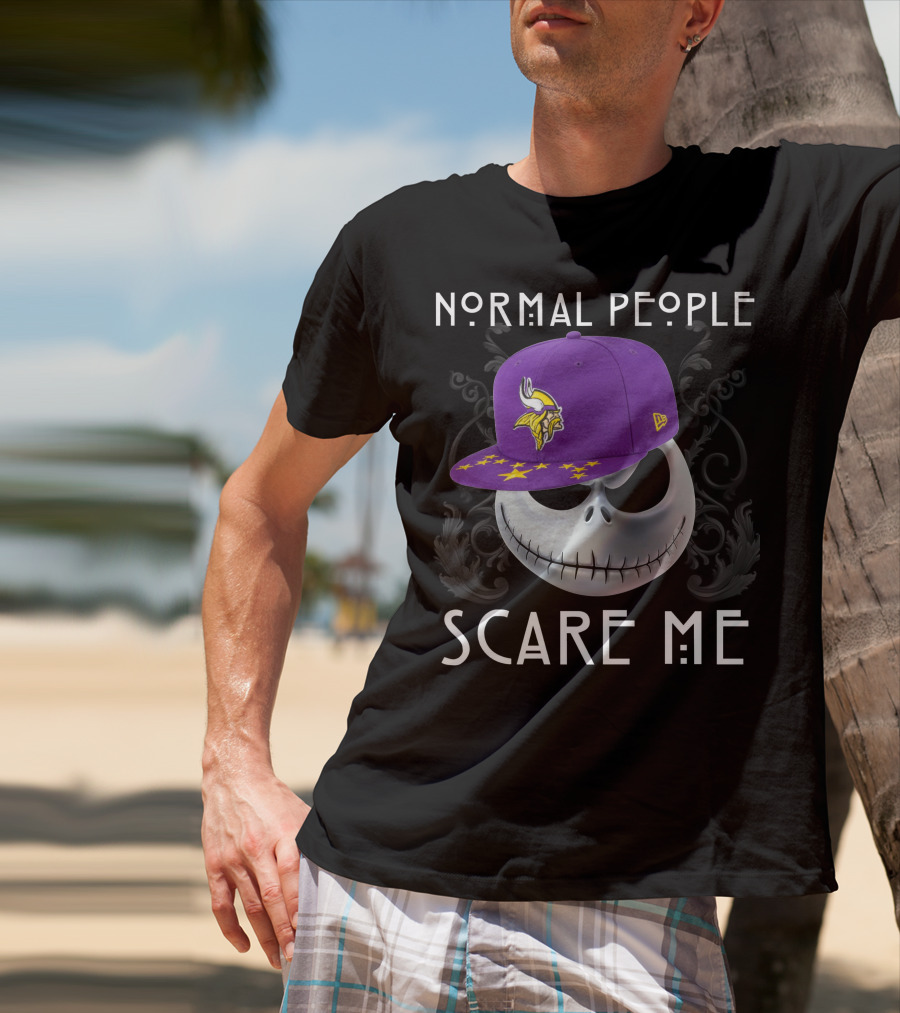 NORMAL PEOPLE SCARE ME JACK VIKINGS T-Shirt