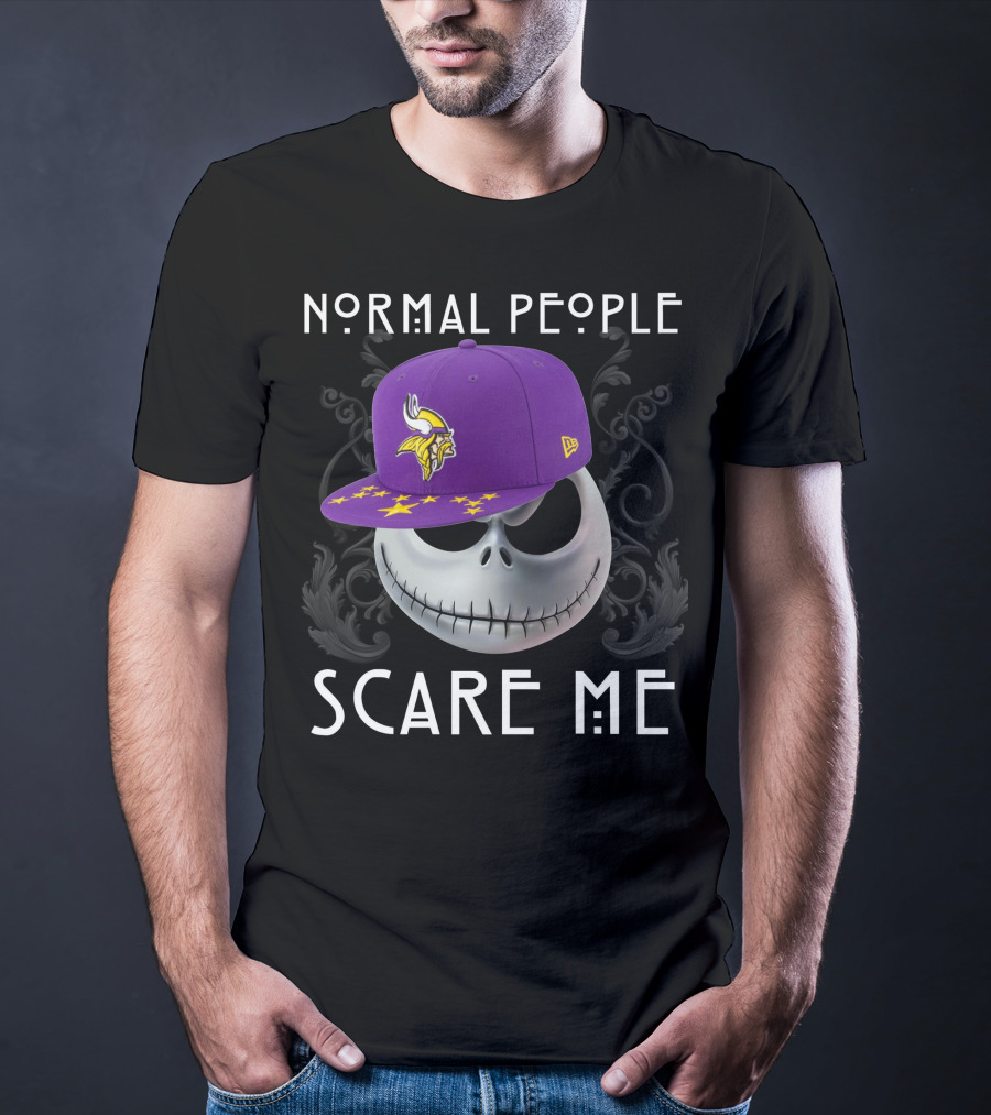 NORMAL PEOPLE SCARE ME JACK VIKINGS T-Shirt