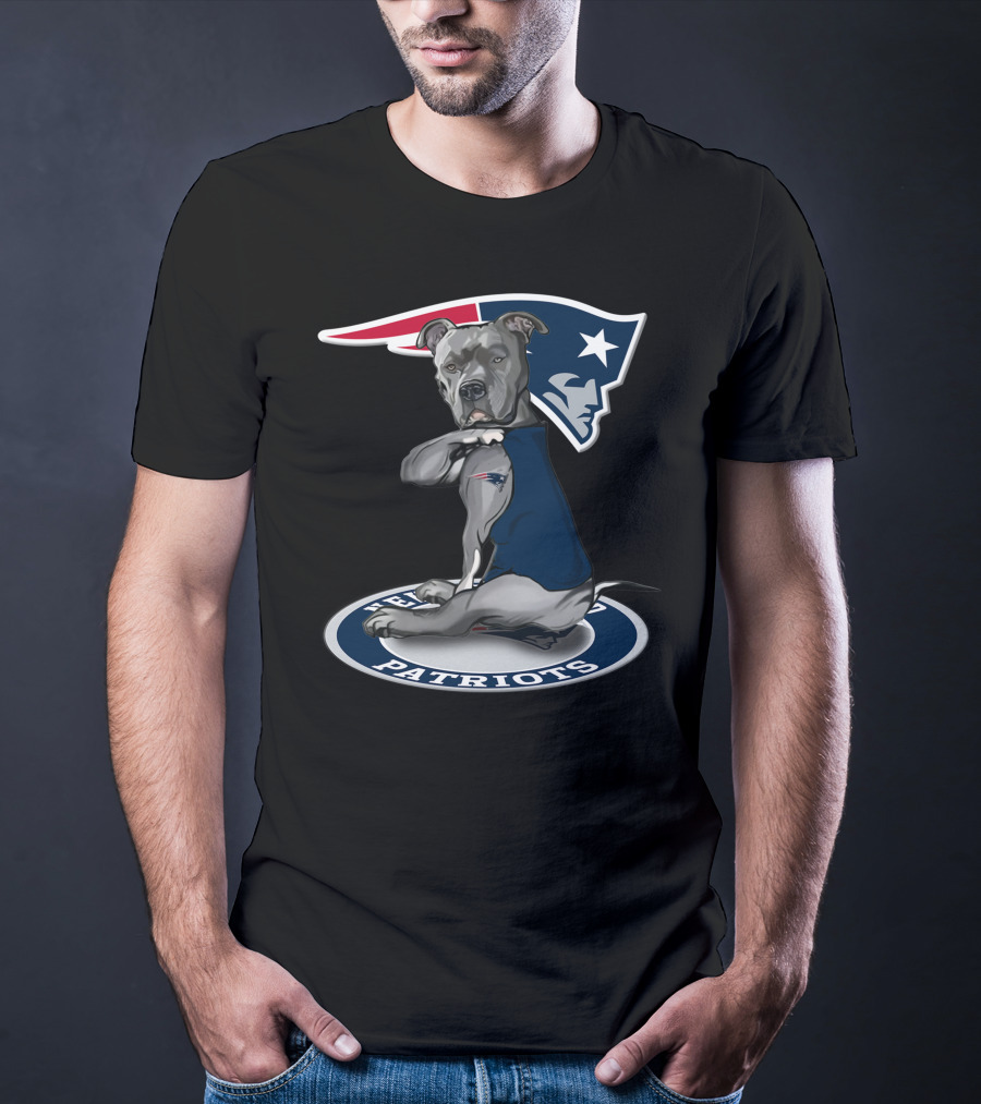 19 New England Patriots Dog T-Shirt