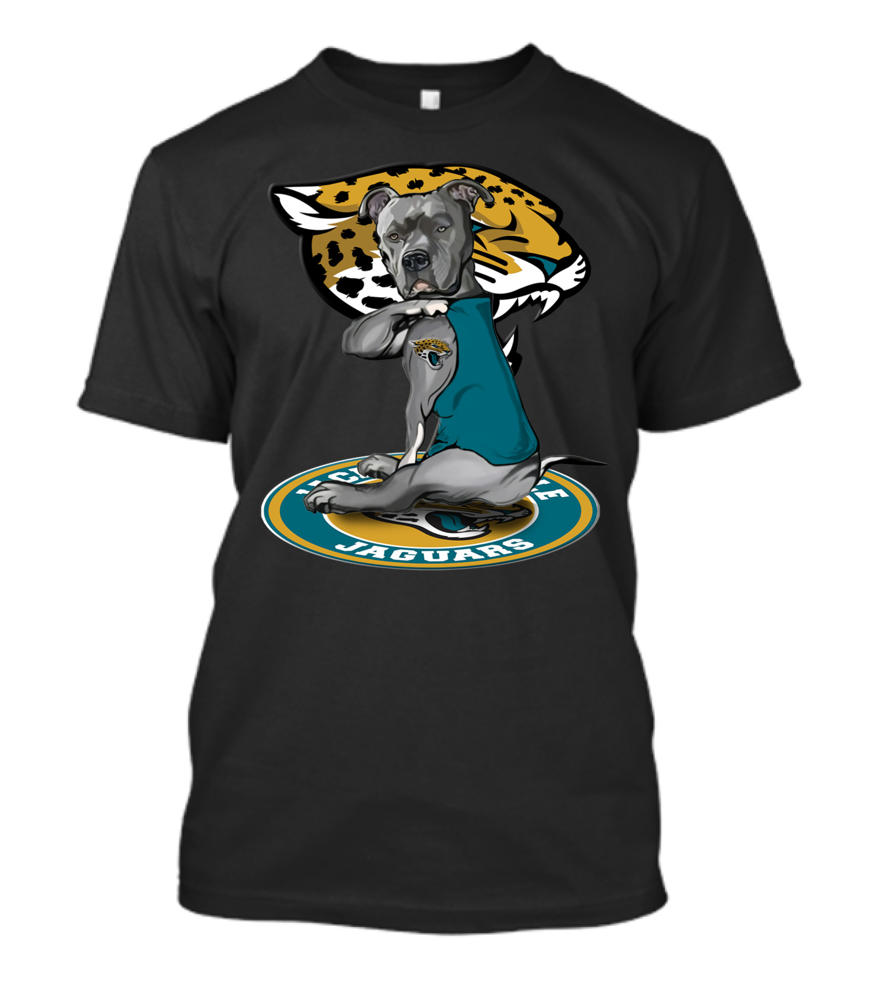 15 Jacksonville Jaguars Dog Fan With Team T-Shirt