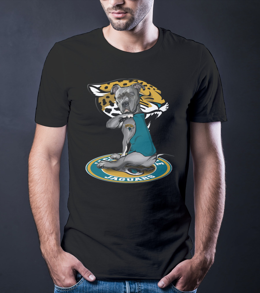 15 Jacksonville Jaguars Dog Fan With Team T-Shirt