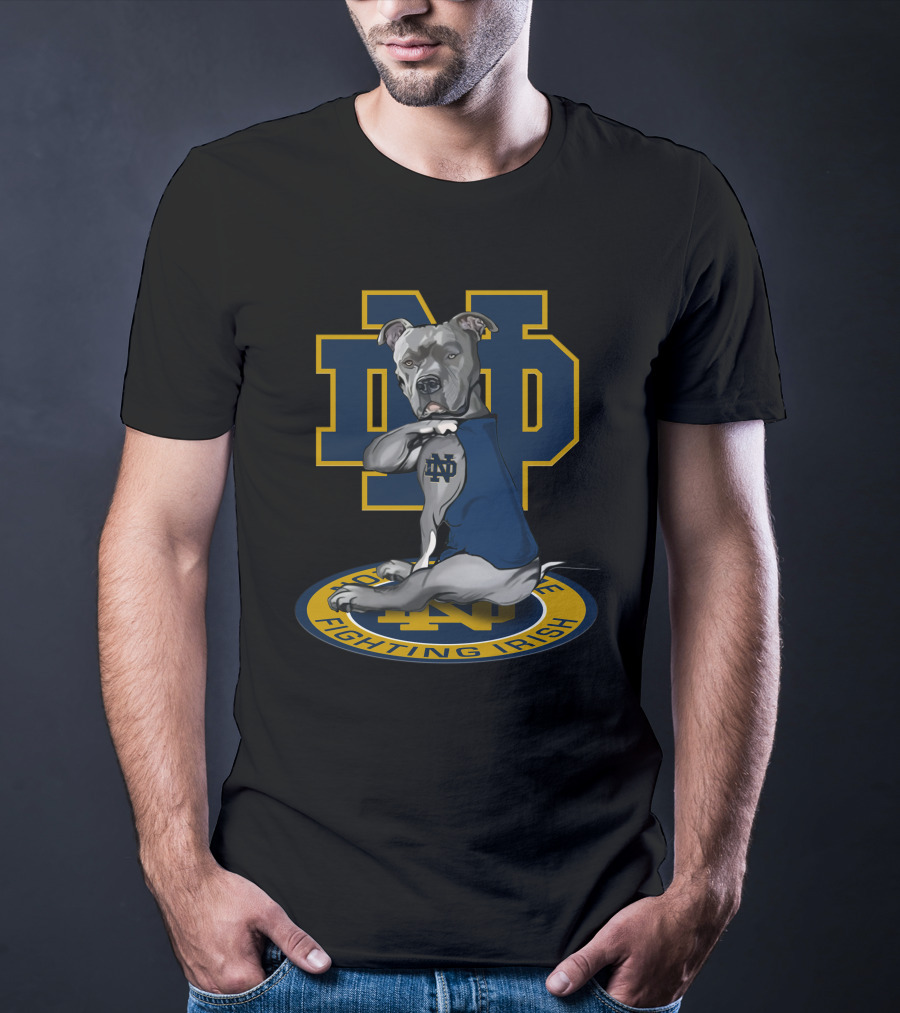 Notre Dame Fighting Irish Bully Mascot Nd T-Shirt