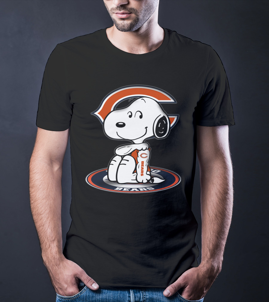Snoopy Chicago Bears Nfl Fan Art 2006 T-Shirt