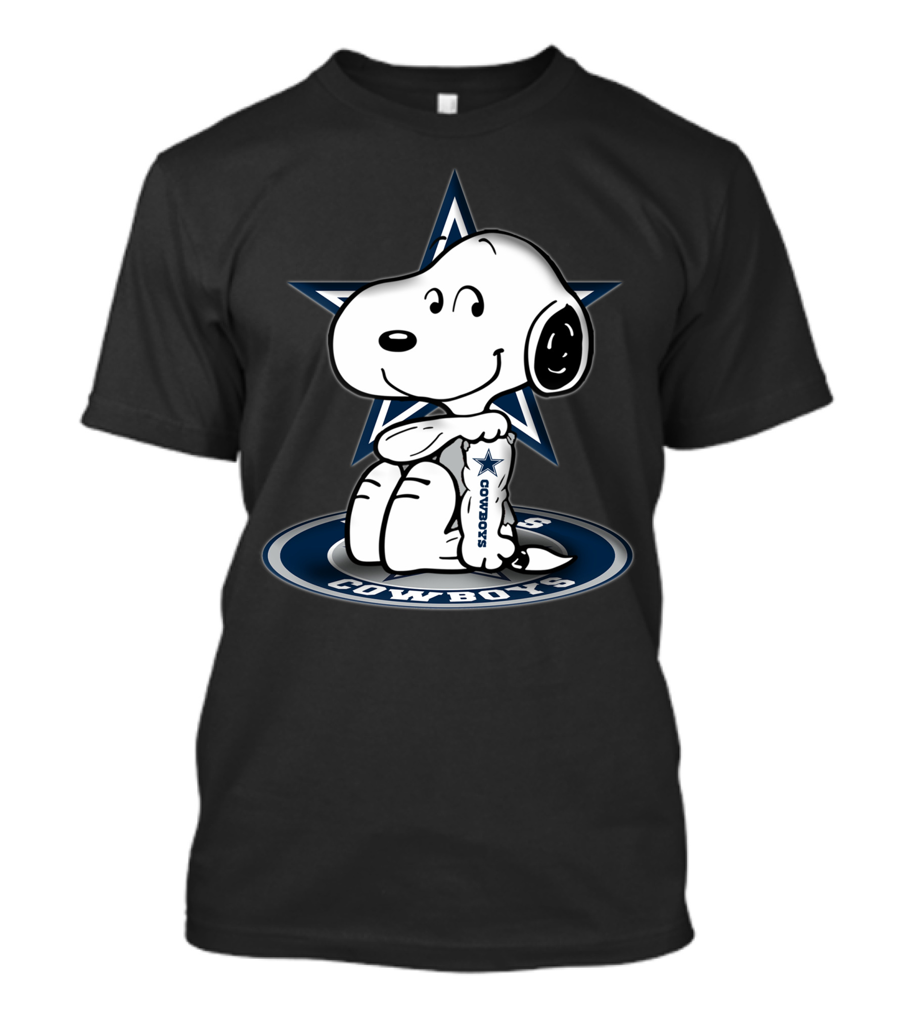 Snoopy Dallas Cowboys Star Logo T-Shirt