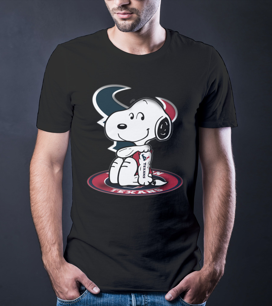 Houston Texans Snoopy Football Fan T-Shirt