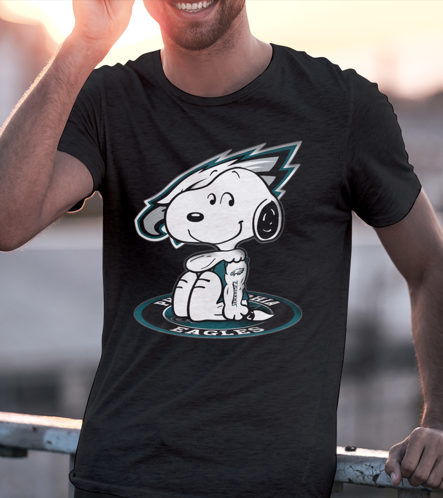 Snoopy Tattoo Philadelphia Eagles T-Shirt