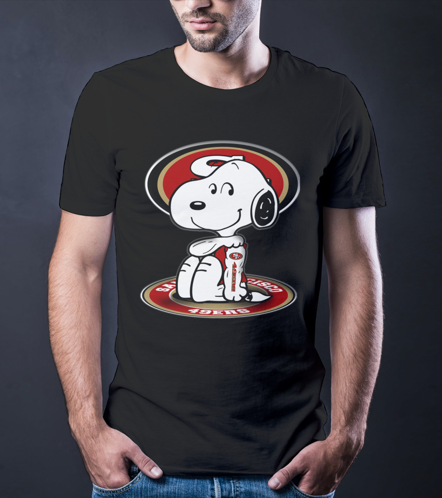 Snoopy San Francisco 49ers Football Fans T-Shirt