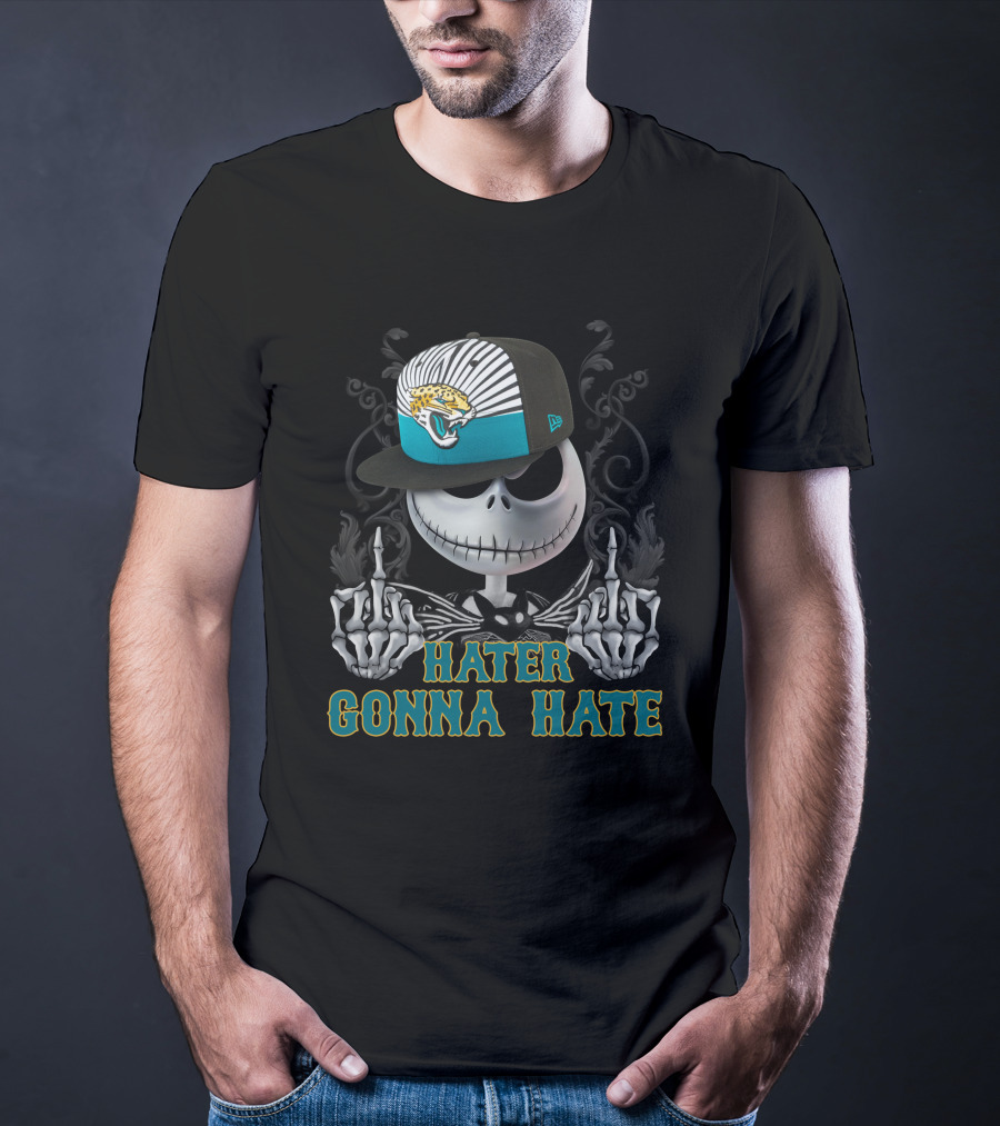 Hater Gonna Hate Jacksonville Jaguars Skeleton T-Shirt