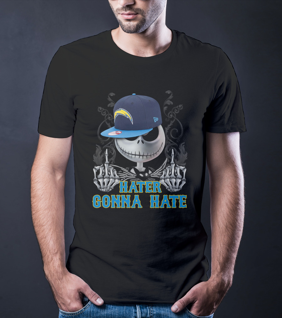 Hater Gonna Hate Los Angeles Chargers Cap T-Shirt