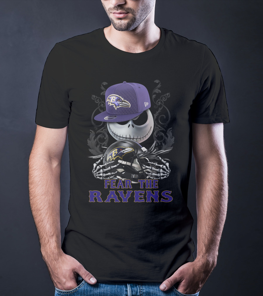 Fear The Ravens Baltimore Ds001-03 T-Shirt