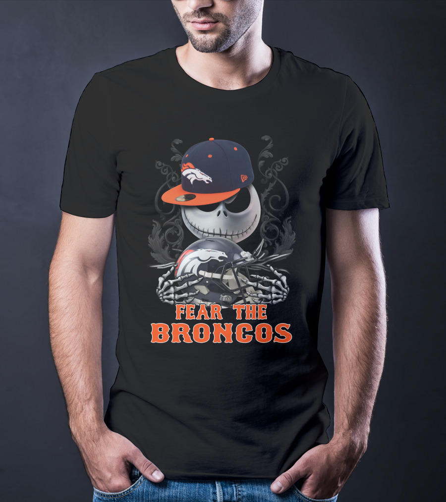 Fear The Broncos Ds001-10 Denver Broncos T-Shirt