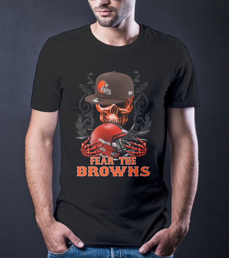 Fear The Browns Cleveland Browns Ds002-08 T-Shirt