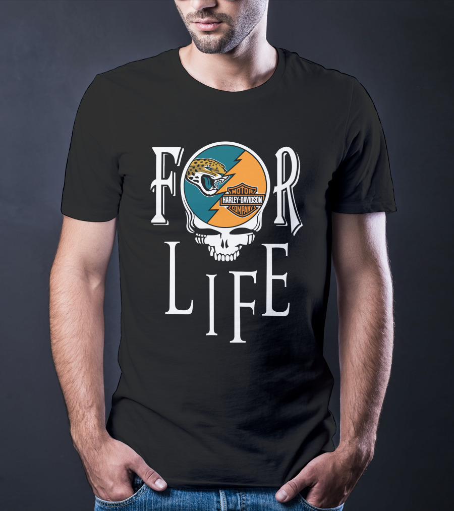 For Life Jacksonville Jaguars Harley Davidson Nfl T-Shirt