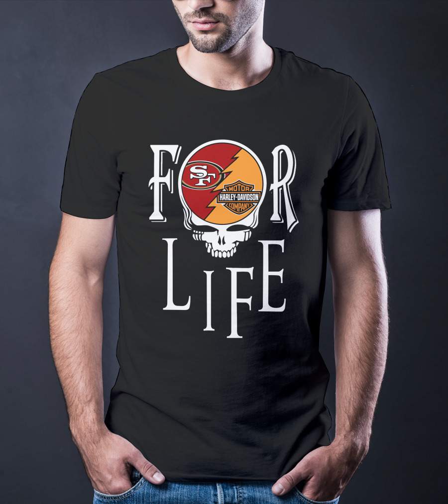 For Life San Francisco 49ers Harley Davidson Nfl T-Shirt