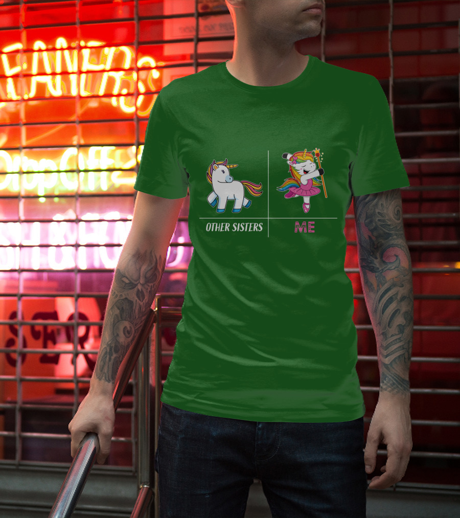 Other Sisters Me Cute Unicorn Ballerina T-Shirt
