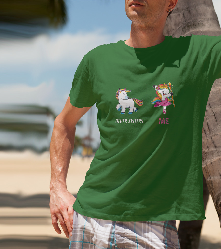 Other Sisters Me Cute Unicorn Ballerina T-Shirt