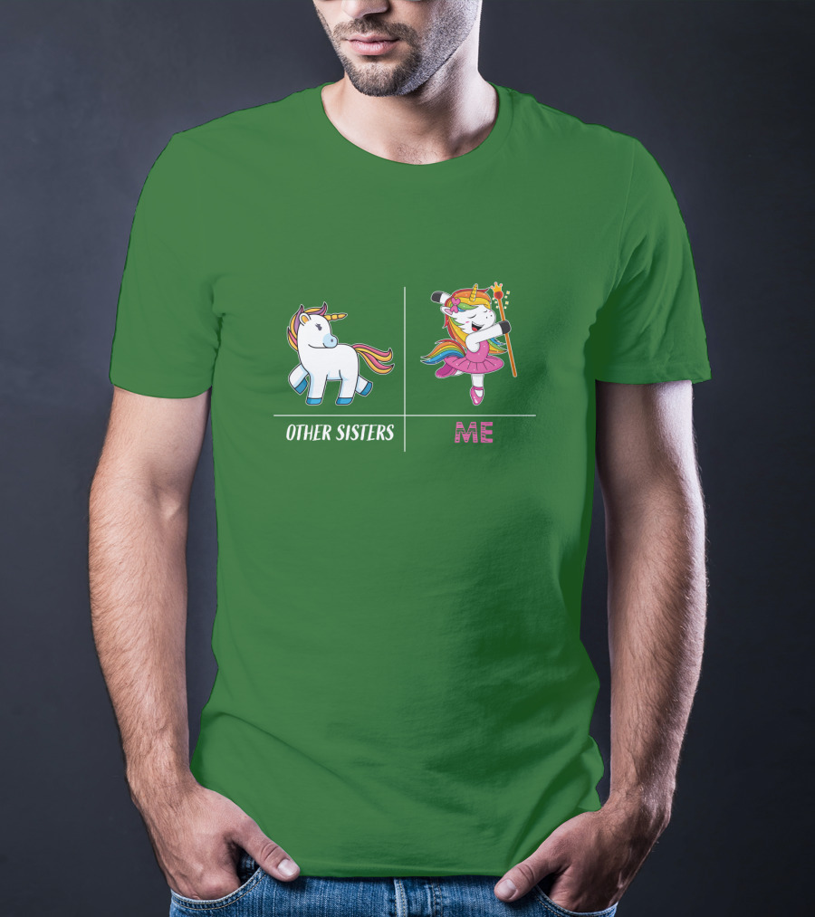 Other Sisters Me Cute Unicorn Ballerina T-Shirt
