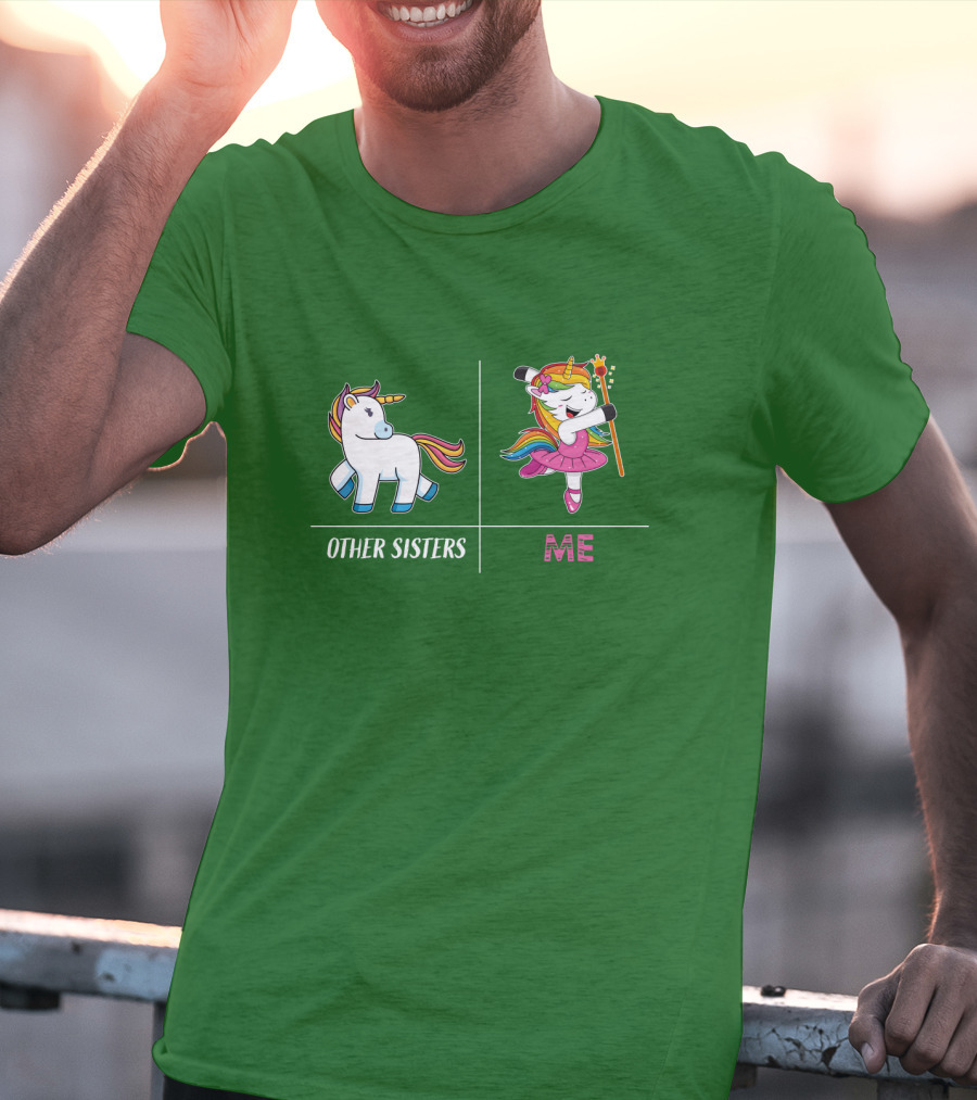 Other Sisters Me Cute Unicorn Ballerina T-Shirt