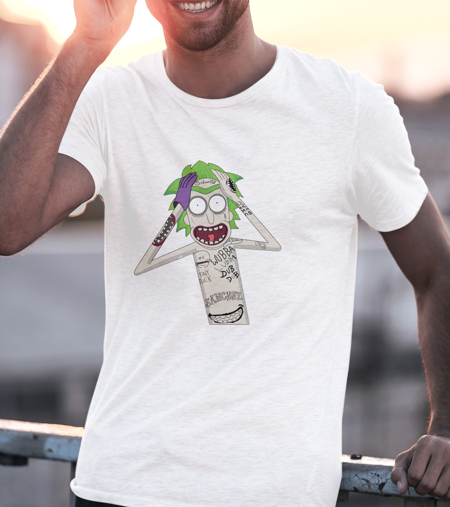 Rick Sanchez Wubba Lubba Dub Dub Joker Mashup T-Shirt
