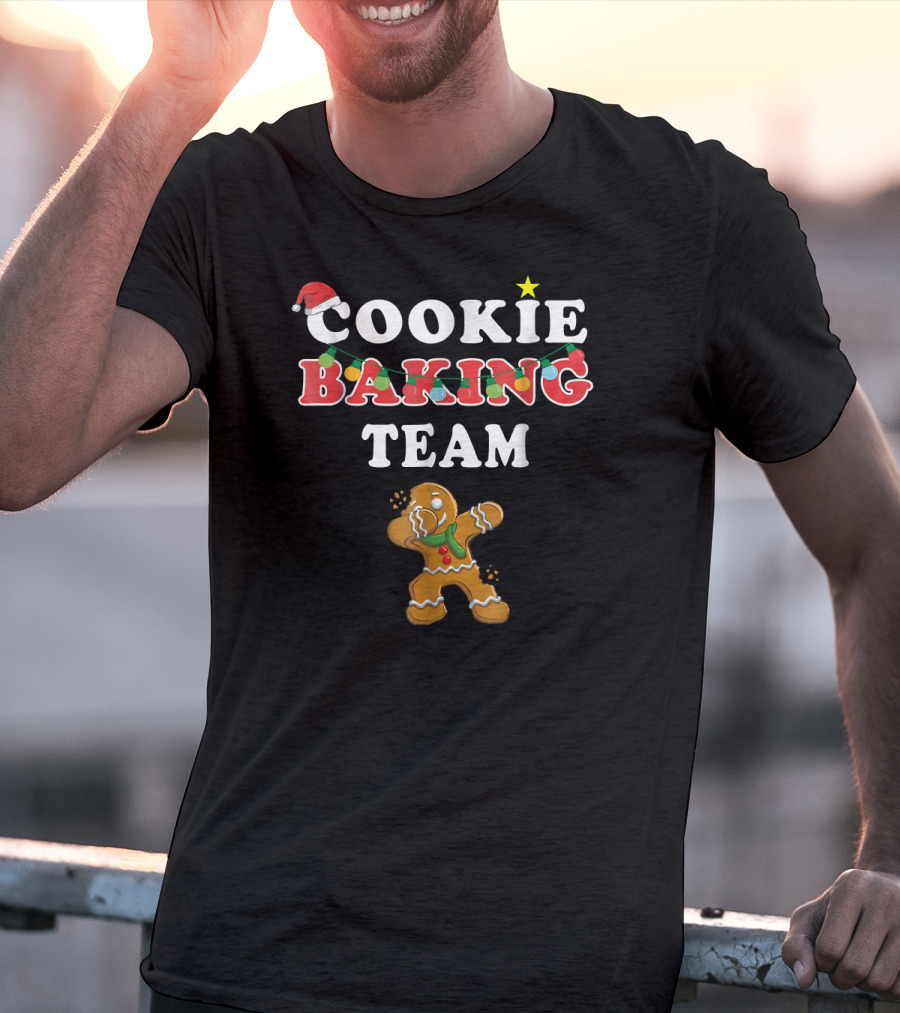 Cookie Baking Team Christmas Gingerbread Holiday Team T-Shirt