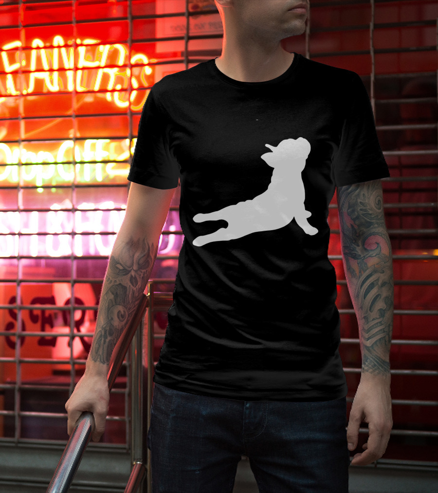 Funny French Bulldog Yoga Pose Cute French Bulldog T-Shirt