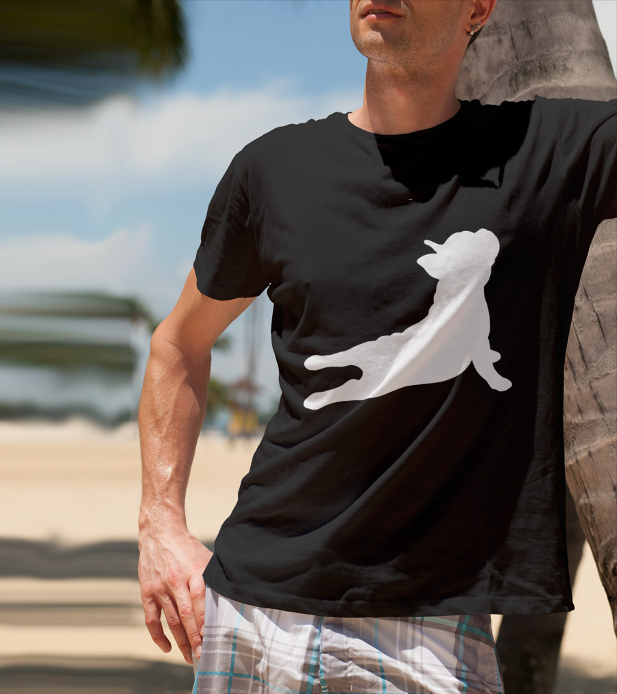Funny French Bulldog Yoga Pose Cute French Bulldog T-Shirt