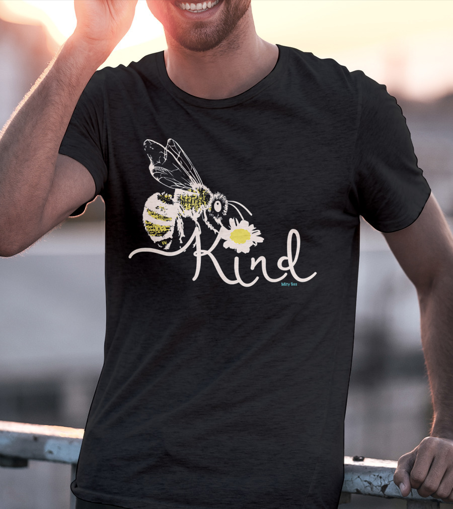 Bee Kind Flower By Minty T-Shirt