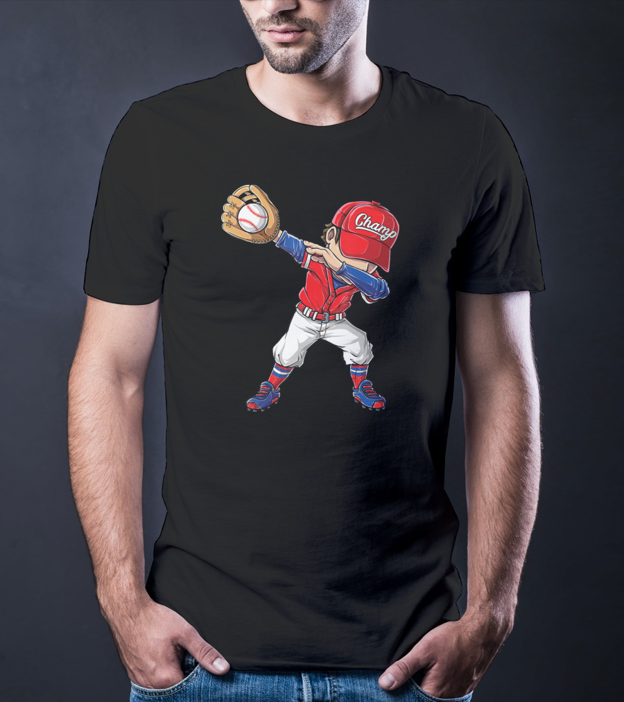 Chango Dabbing Baseball Player T-Shirt
