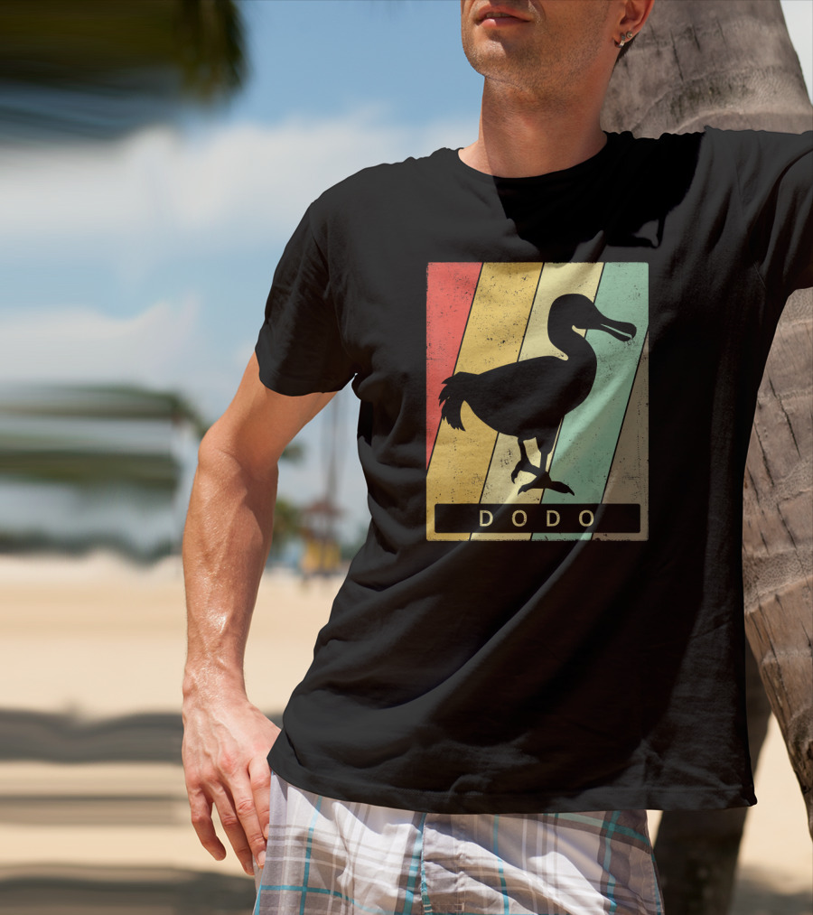Dodo Bird Lover Vintage Dodo Retro Animal T-Shirt