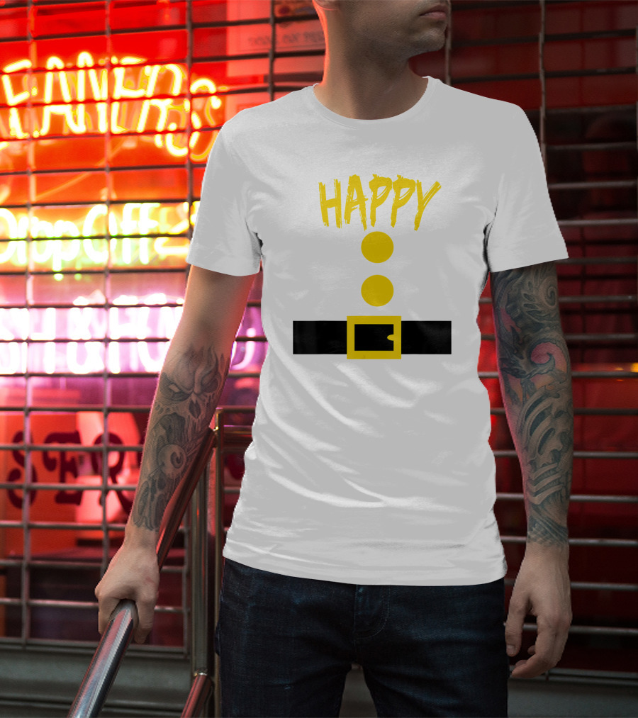 Happy Dwarf Costume Belt T-Shirt