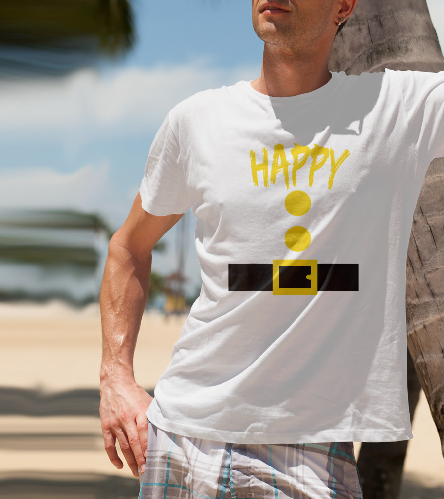 Happy Dwarf Costume Belt T-Shirt