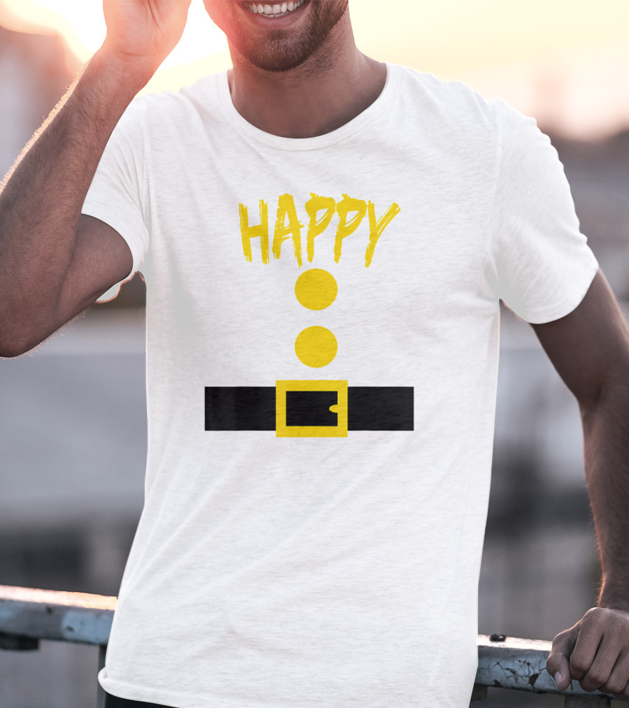 Happy Dwarf Costume Belt T-Shirt