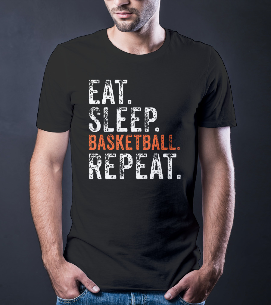 Eat Sleep Basketball Repeat Player T-Shirt