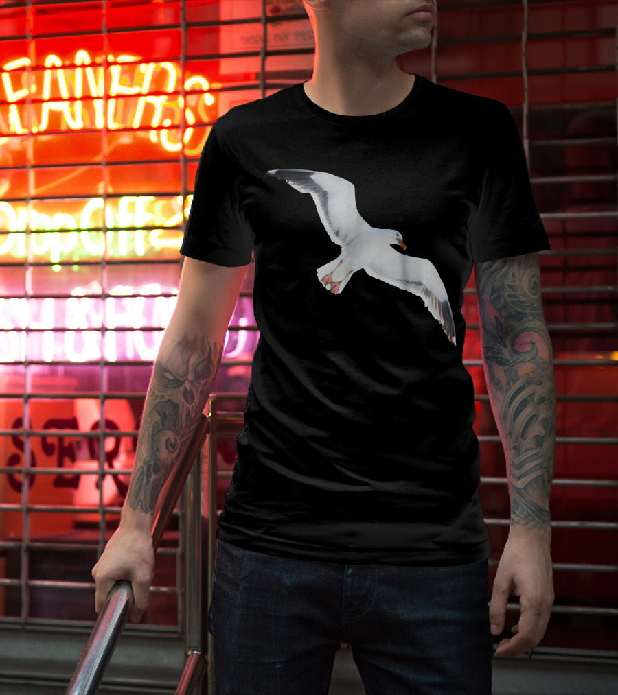 Majestic Flying Seagull For Seagull Lover T-Shirt
