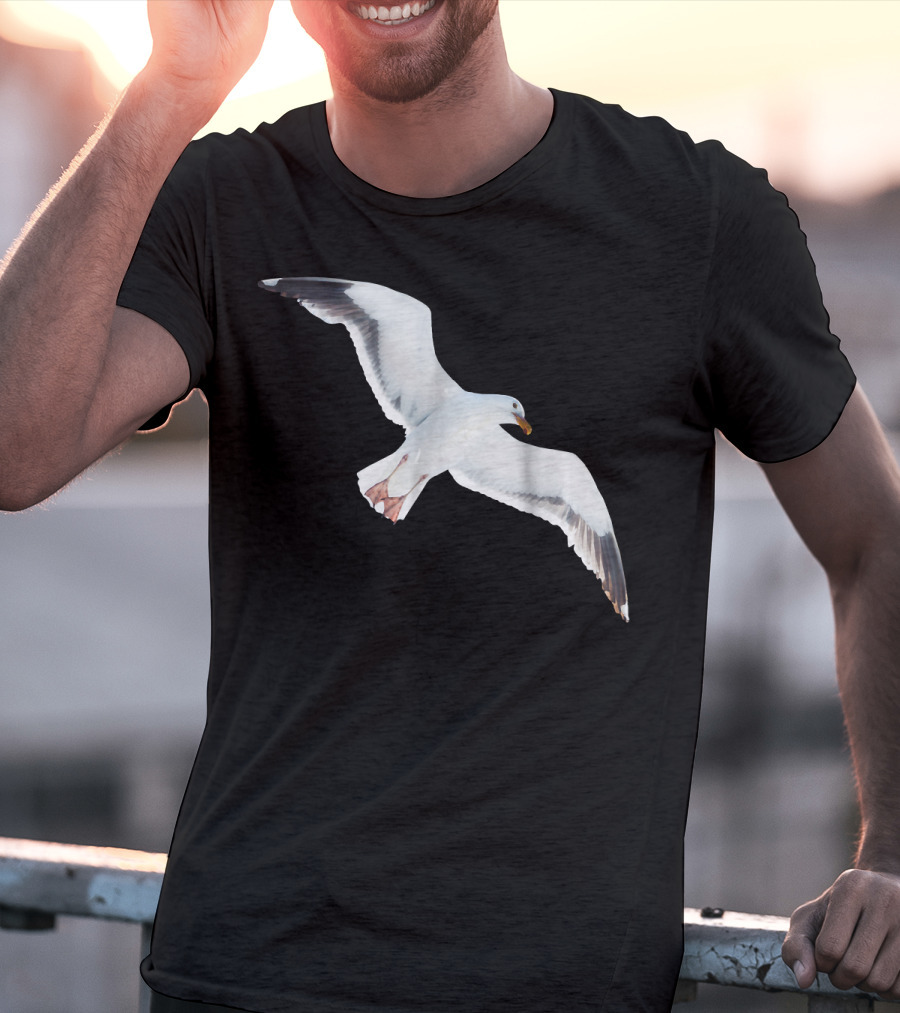 Majestic Flying Seagull For Seagull Lover T-Shirt