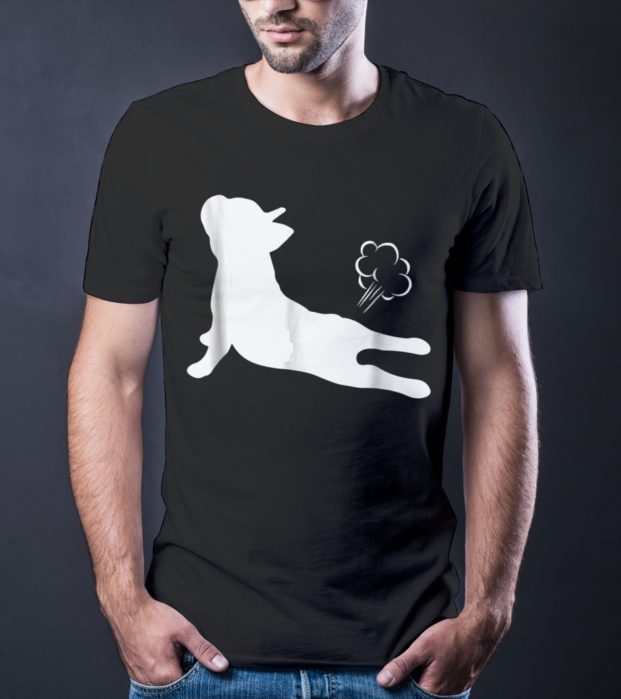 French Bulldog Yoga Exhale Pose Humor T-Shirt