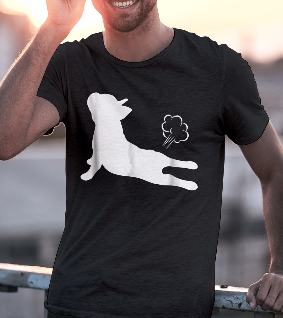 French Bulldog Yoga Exhale Pose Humor T-Shirt